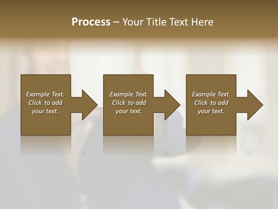 Man Offering Coffee Cup PowerPoint Template
