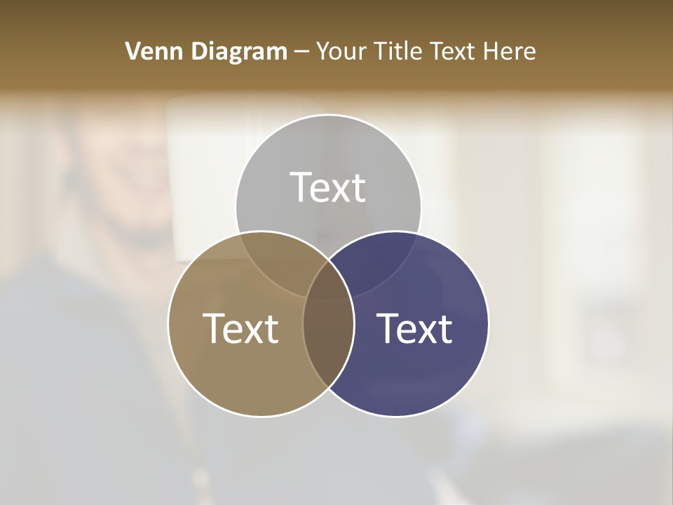 Man Offering Coffee Cup PowerPoint Template