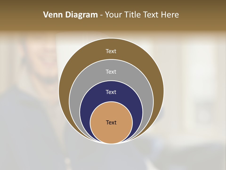 Man Offering Coffee Cup PowerPoint Template