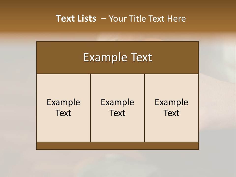 Man Sitting On Floor Holding An Orange PowerPoint Template