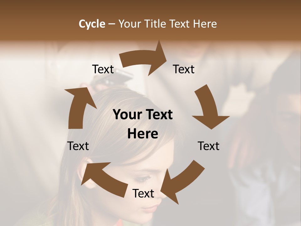 Colleagues Working Together PowerPoint Template