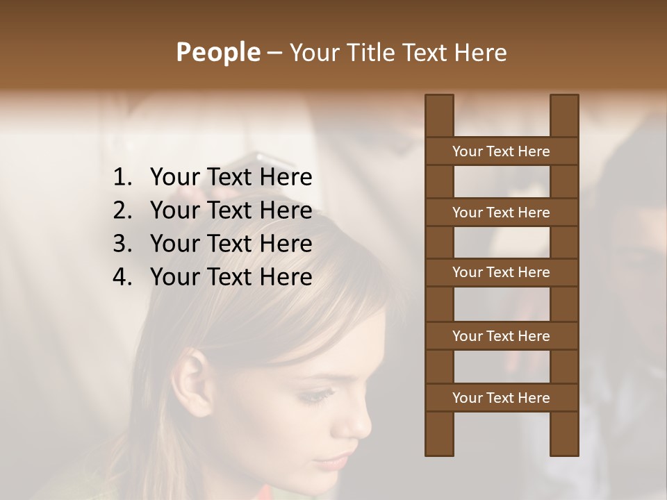 Colleagues Working Together PowerPoint Template