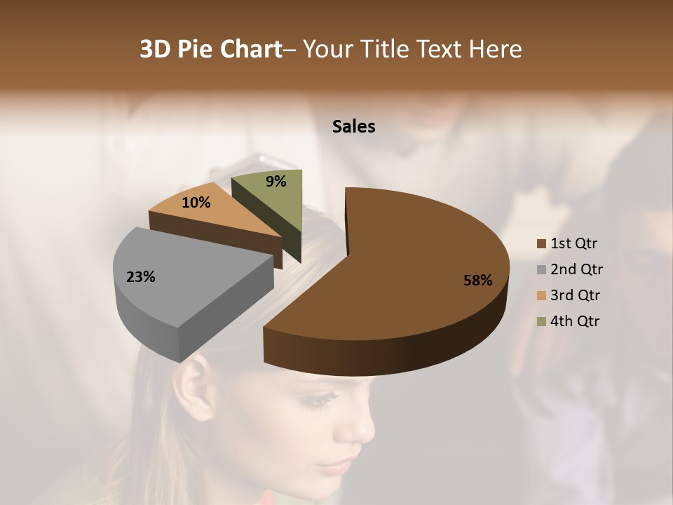 Colleagues Working Together PowerPoint Template
