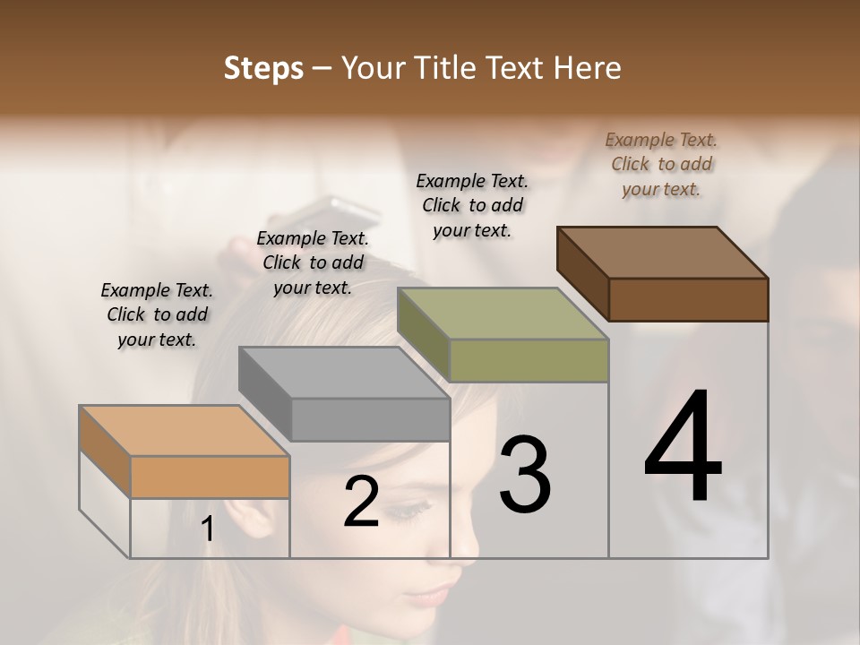 Colleagues Working Together PowerPoint Template