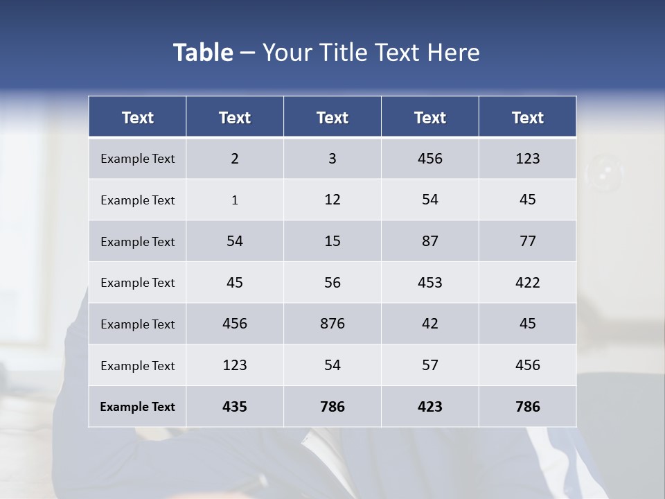 Man Looking At Floating Bubbles PowerPoint Template