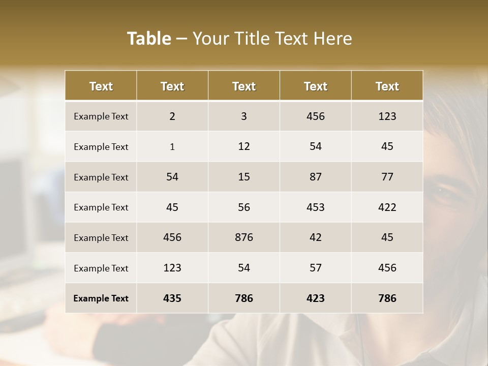 Colleagues In An Office PowerPoint Template