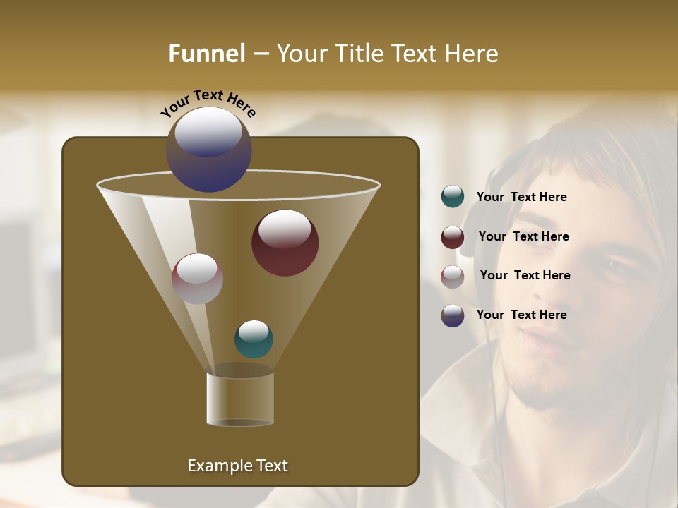 Colleagues In An Office PowerPoint Template