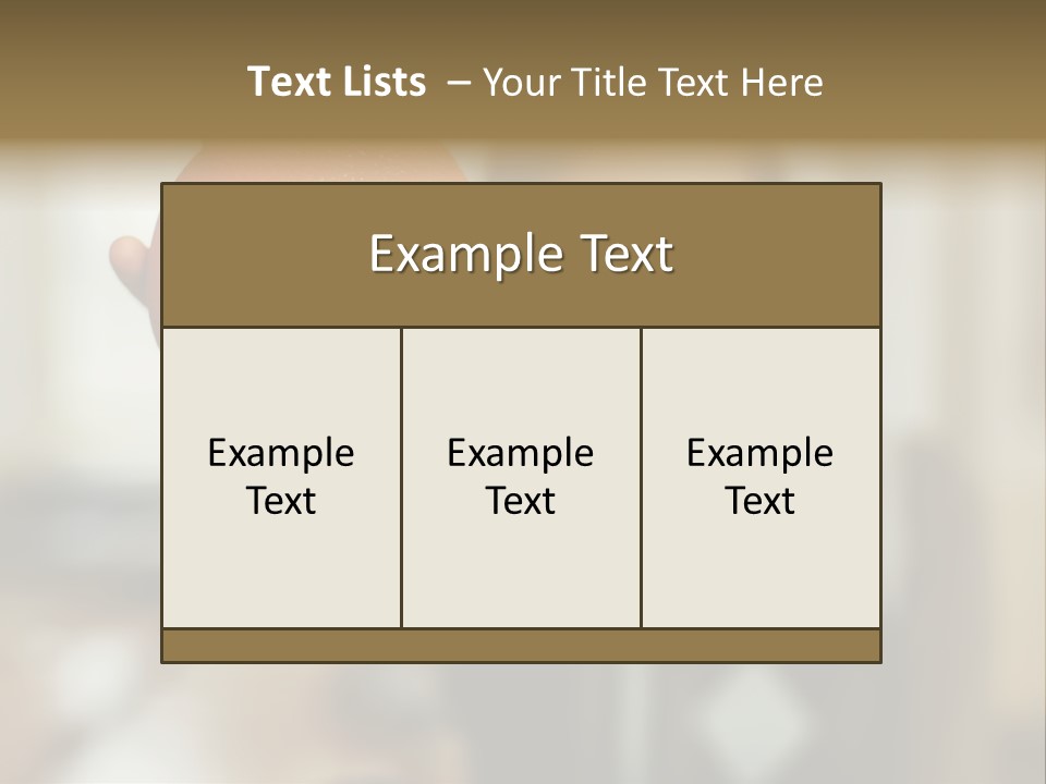 Woman Holding Out An Orange PowerPoint Template
