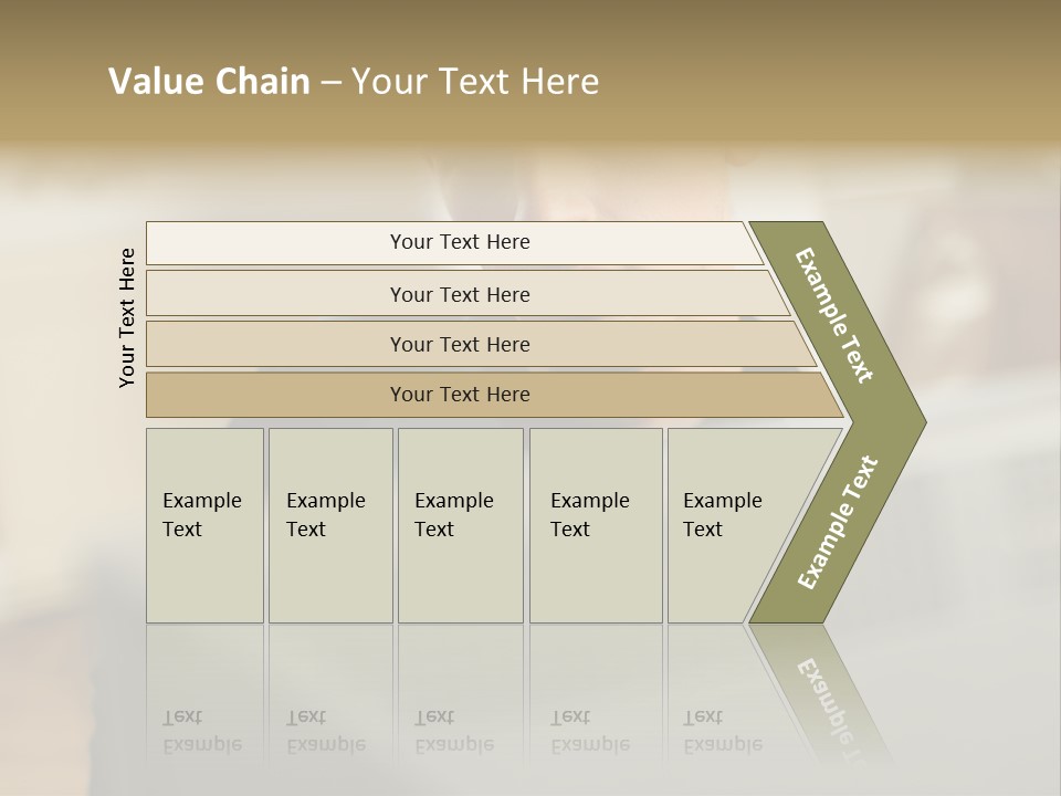 Man At His Computer PowerPoint Template