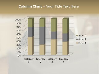 Man At His Computer PowerPoint Template