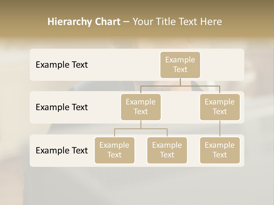 Man At His Computer PowerPoint Template
