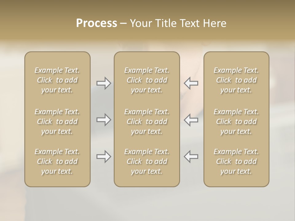 Man At His Computer PowerPoint Template