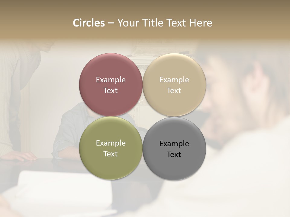 Young Men Working Together PowerPoint Template