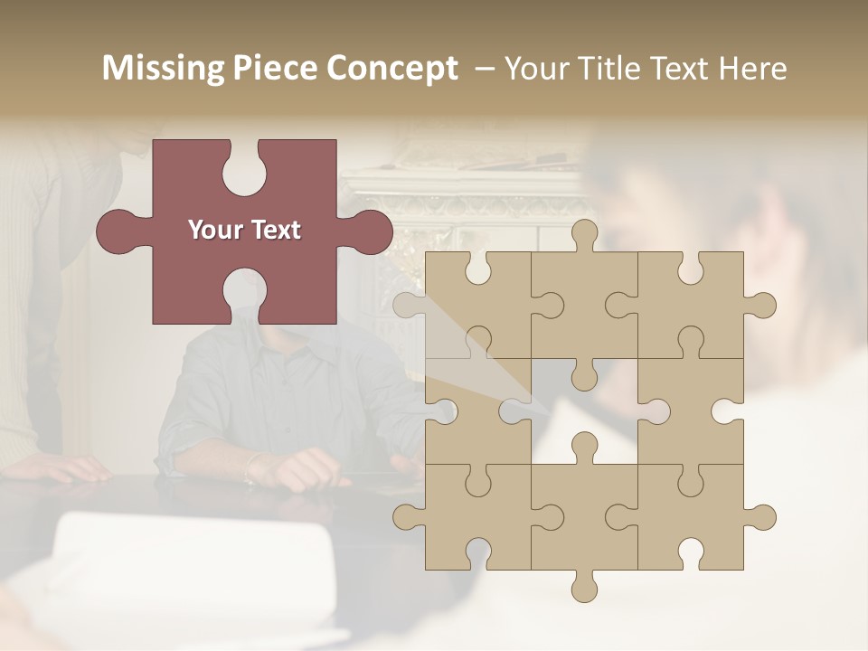 Young Men Working Together PowerPoint Template