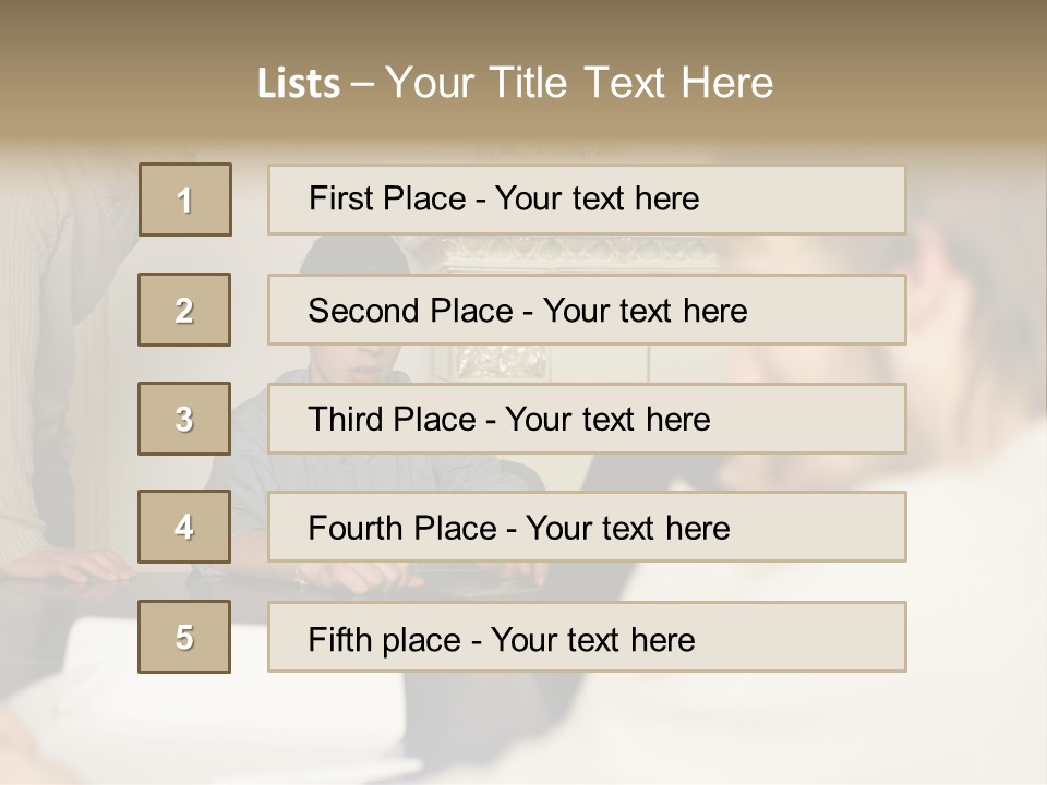 Young Men Working Together PowerPoint Template
