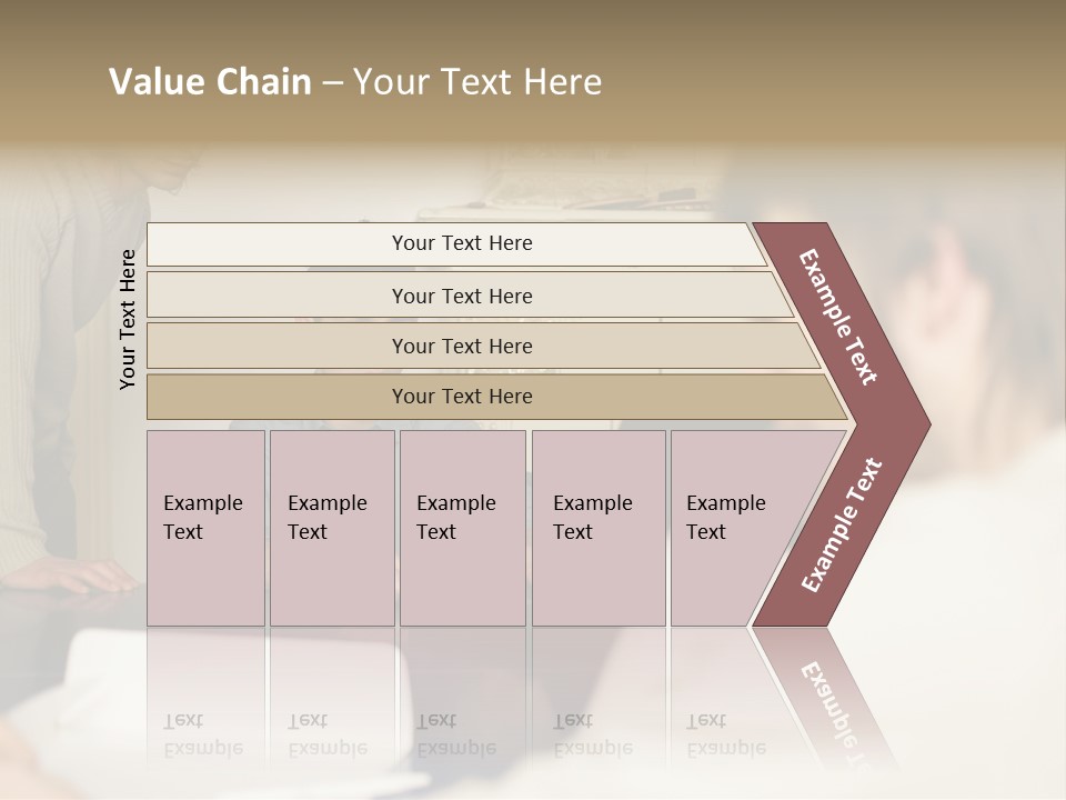 Young Men Working Together PowerPoint Template
