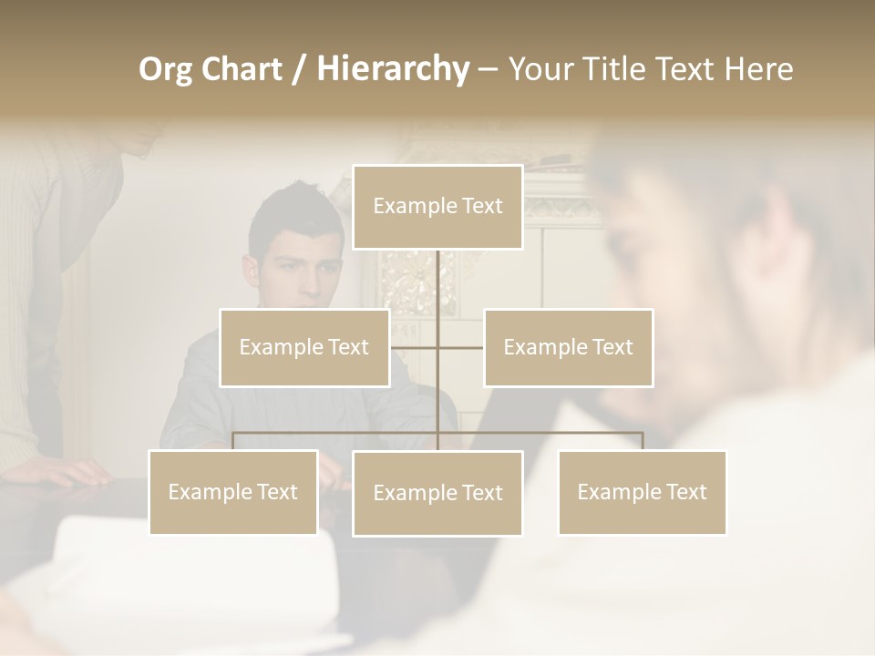 Young Men Working Together PowerPoint Template