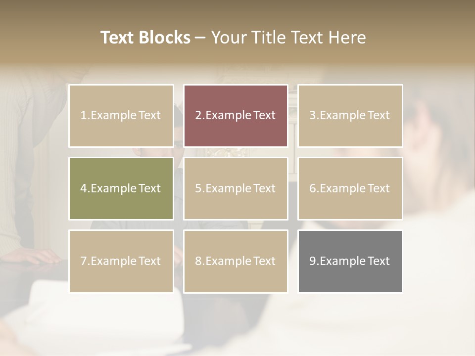 Young Men Working Together PowerPoint Template