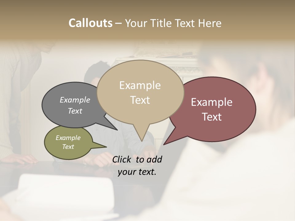 Young Men Working Together PowerPoint Template