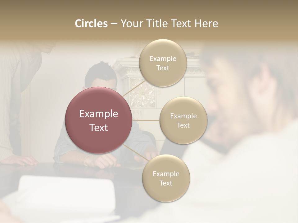 Young Men Working Together PowerPoint Template