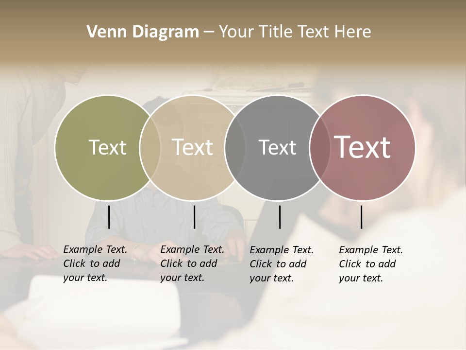 Young Men Working Together PowerPoint Template