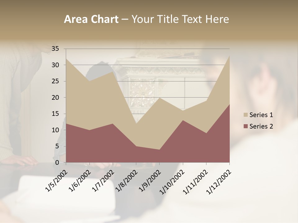 Young Men Working Together PowerPoint Template