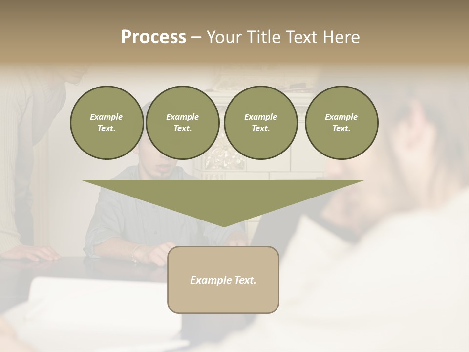 Young Men Working Together PowerPoint Template