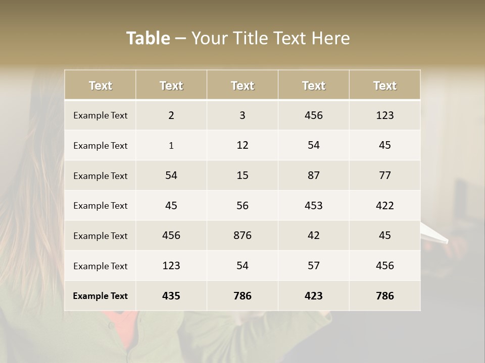 Men Watching Woman With Paper Aeroplane PowerPoint Template