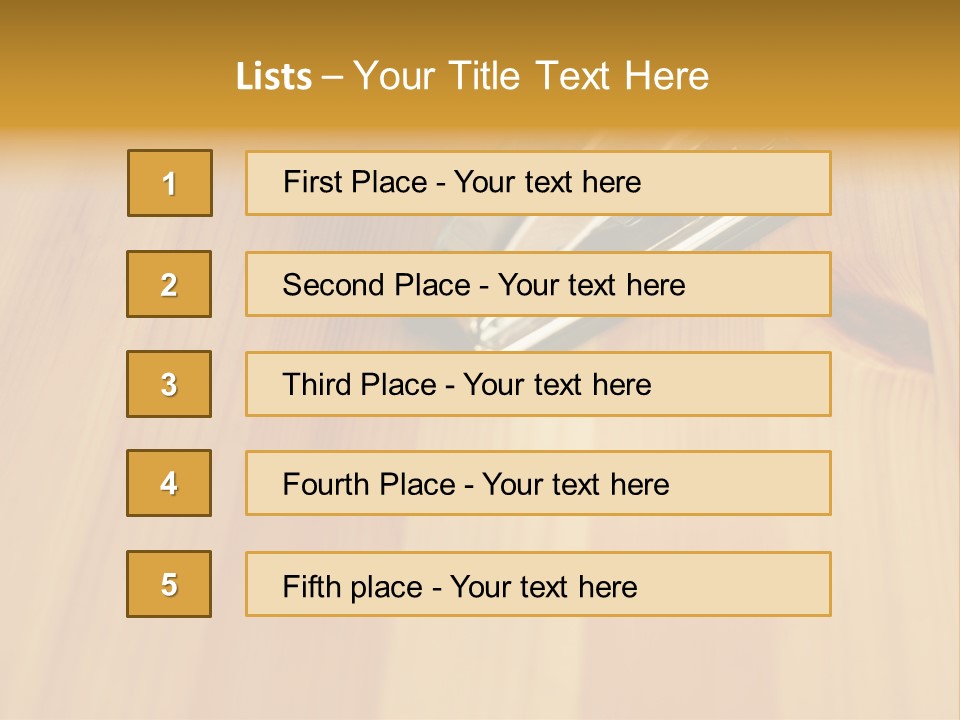 Reflet Dans L'eau PowerPoint Template