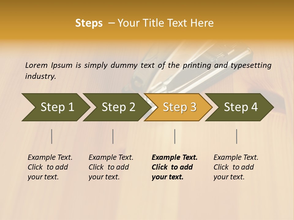 Reflet Dans L'eau PowerPoint Template