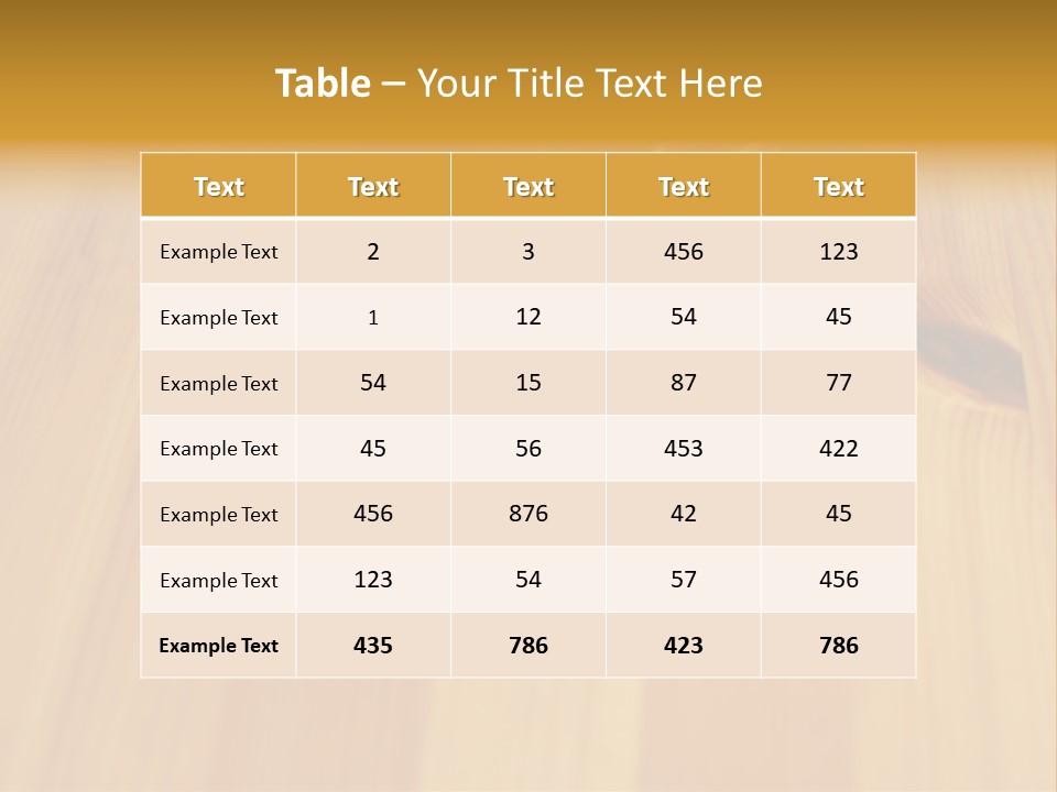 Reflet Dans L'eau PowerPoint Template