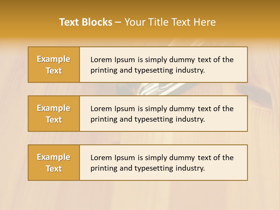 Reflet Dans L'eau PowerPoint Template