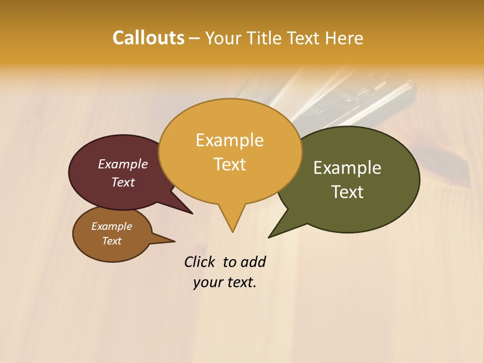 Reflet Dans L'eau PowerPoint Template