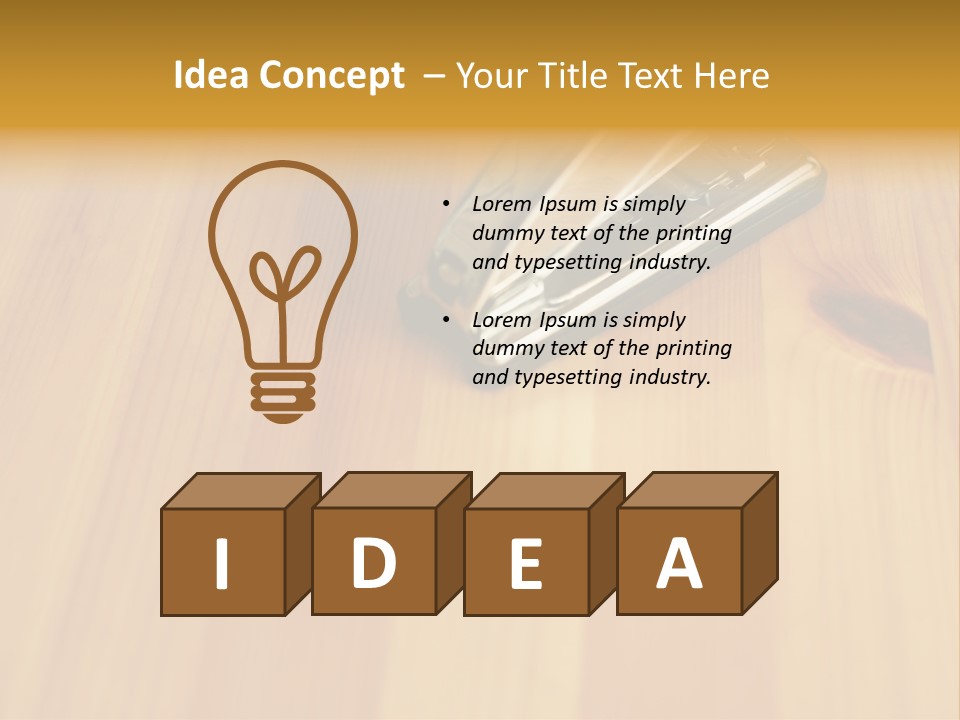 Reflet Dans L'eau PowerPoint Template