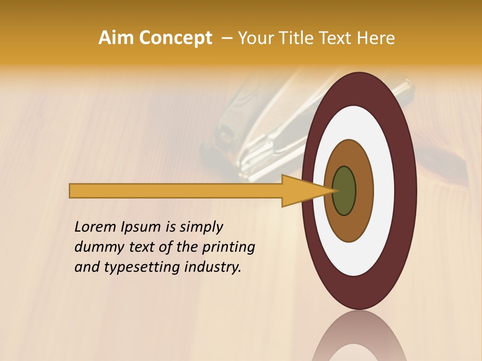 Reflet Dans L'eau PowerPoint Template