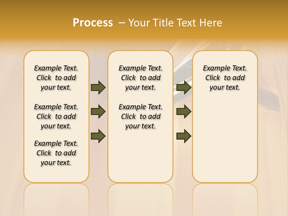 Reflet Dans L'eau PowerPoint Template