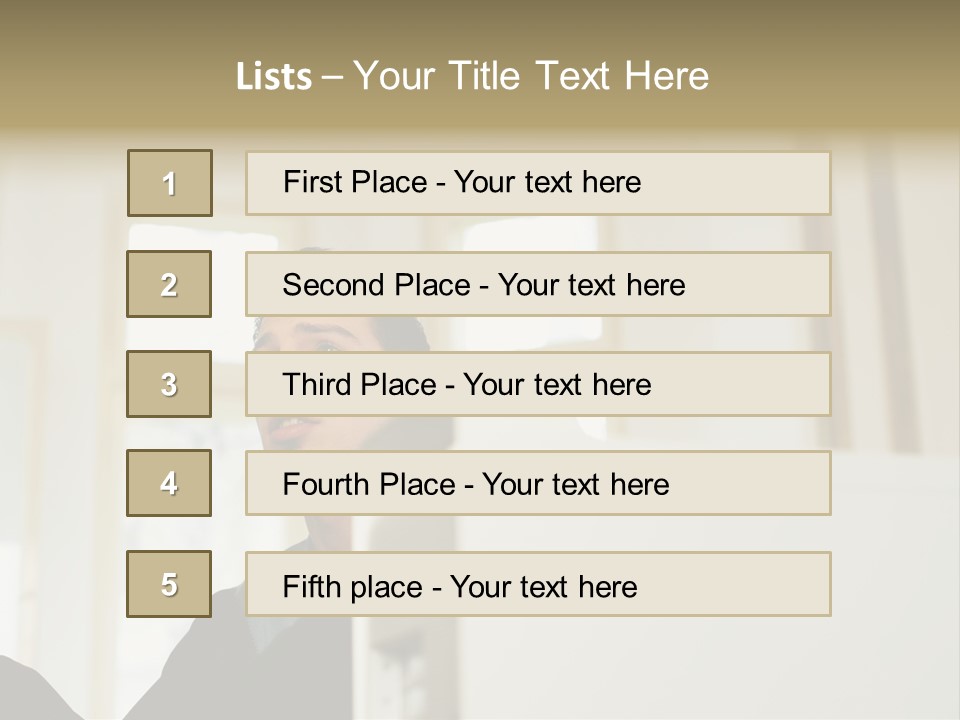 Man Sitting Behind A Computer PowerPoint Template