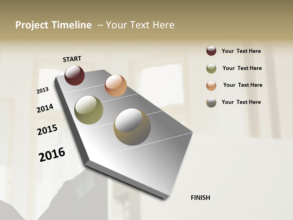 Man Sitting Behind A Computer PowerPoint Template