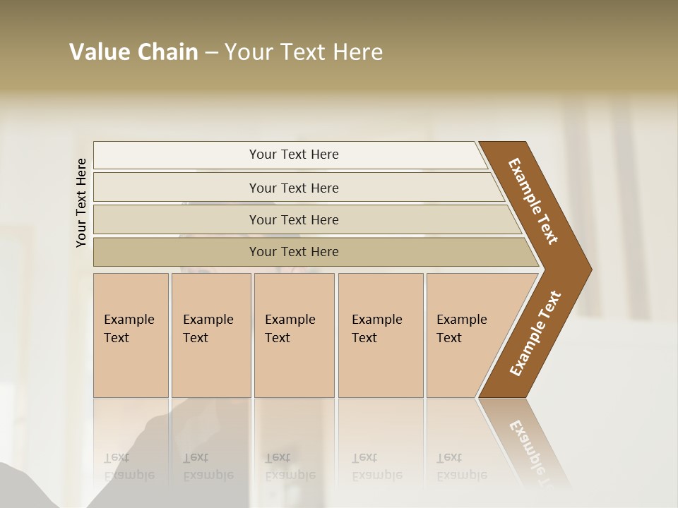 Man Sitting Behind A Computer PowerPoint Template