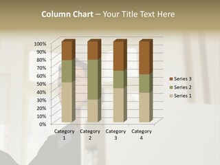 Man Sitting Behind A Computer PowerPoint Template