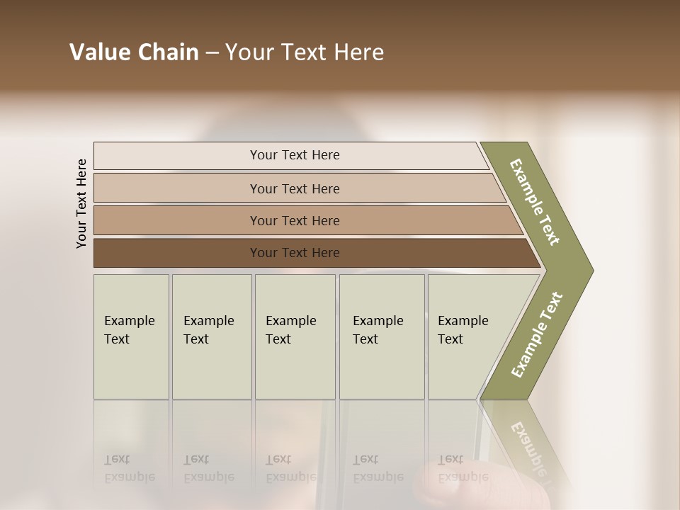 Man With Camera Phone PowerPoint Template