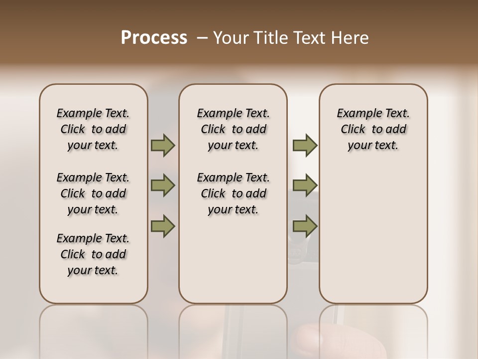 Man With Camera Phone PowerPoint Template