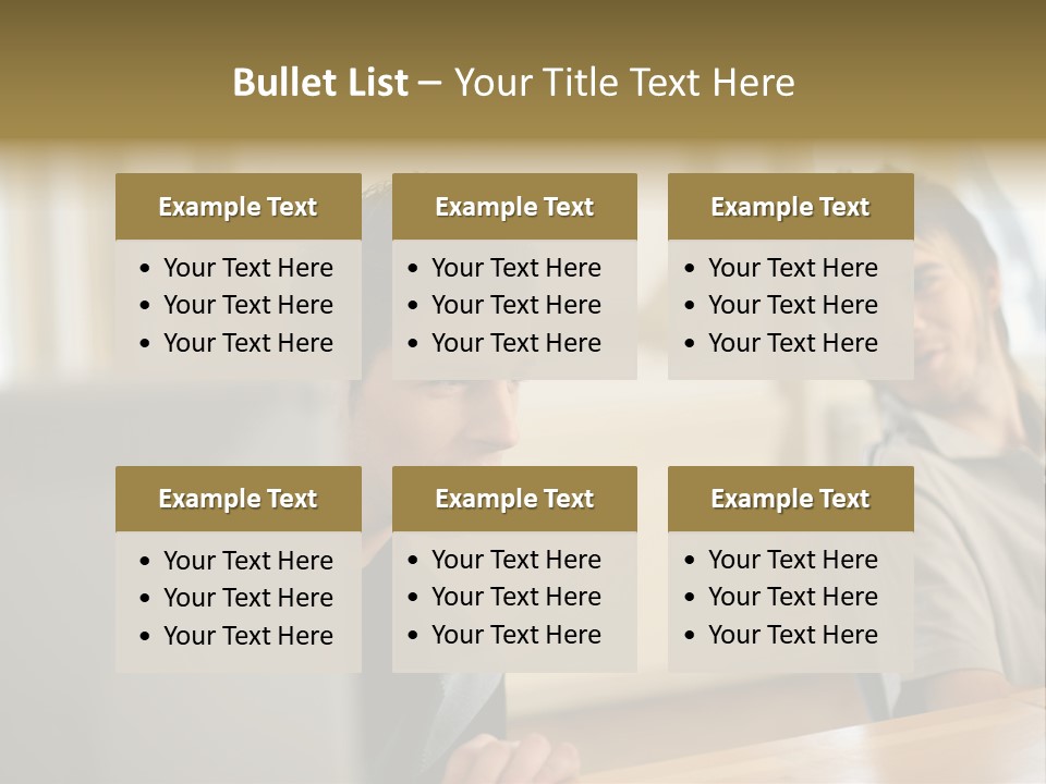 Male Colleagues Chatting PowerPoint Template