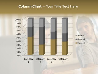 Male Colleagues Chatting PowerPoint Template