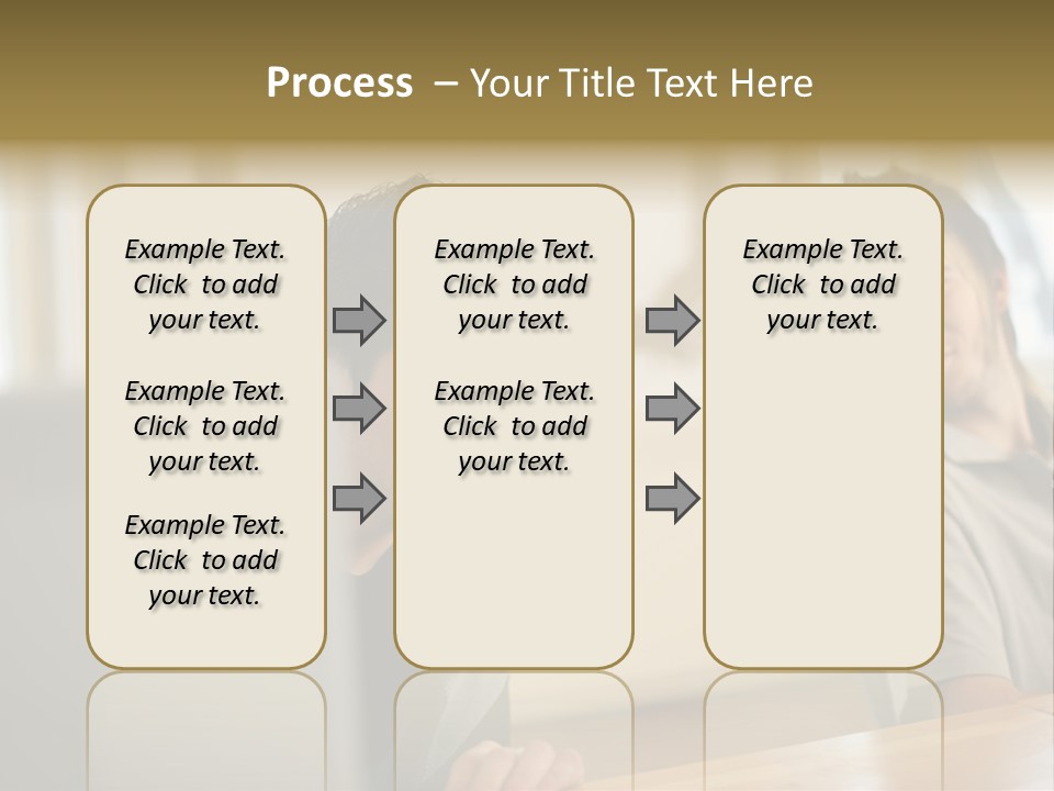 Male Colleagues Chatting PowerPoint Template
