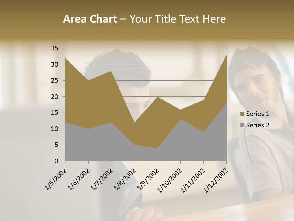 Male Colleagues Chatting PowerPoint Template
