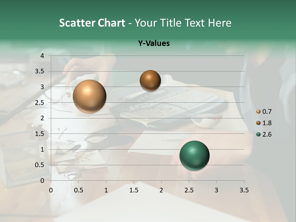 Man With Coffee Spilt On His Desk PowerPoint Template