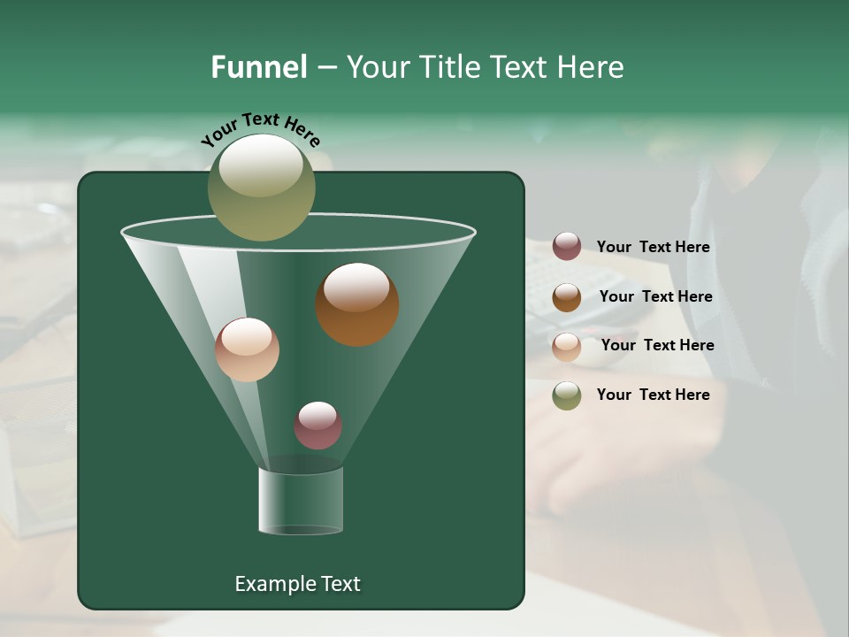 Man With Coffee Spilt On His Desk PowerPoint Template
