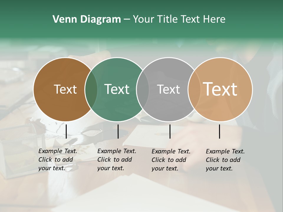 Man With Coffee Spilt On His Desk PowerPoint Template
