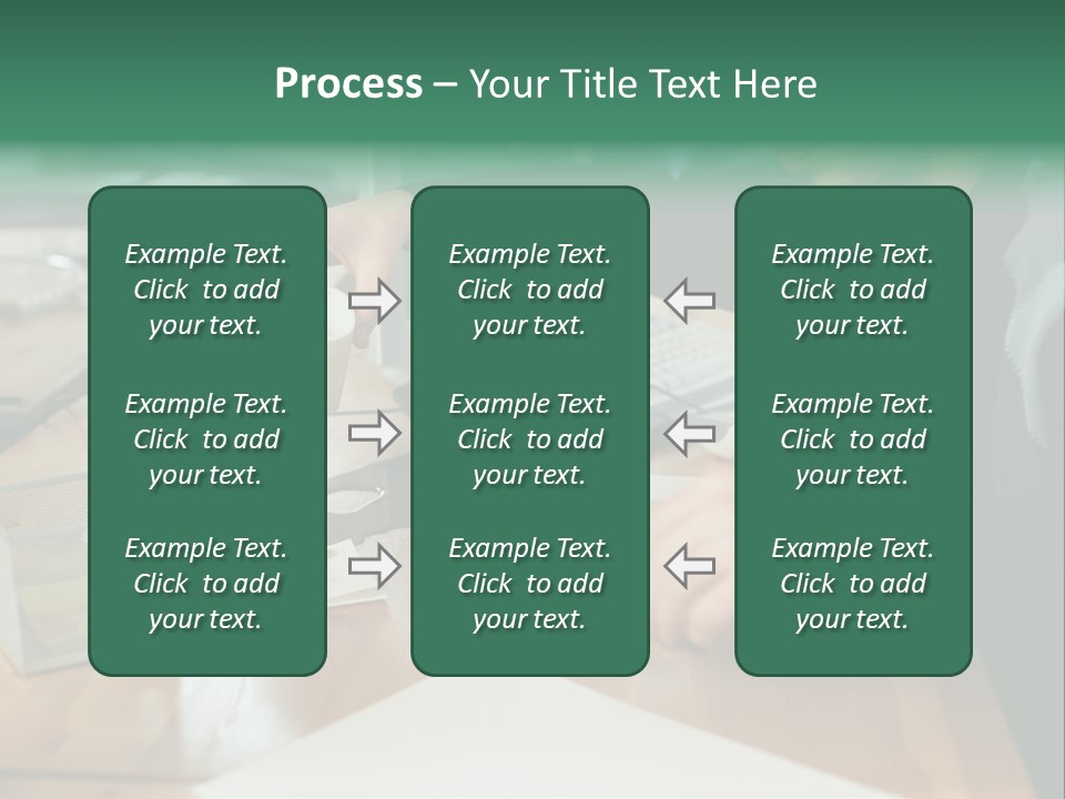 Man With Coffee Spilt On His Desk PowerPoint Template